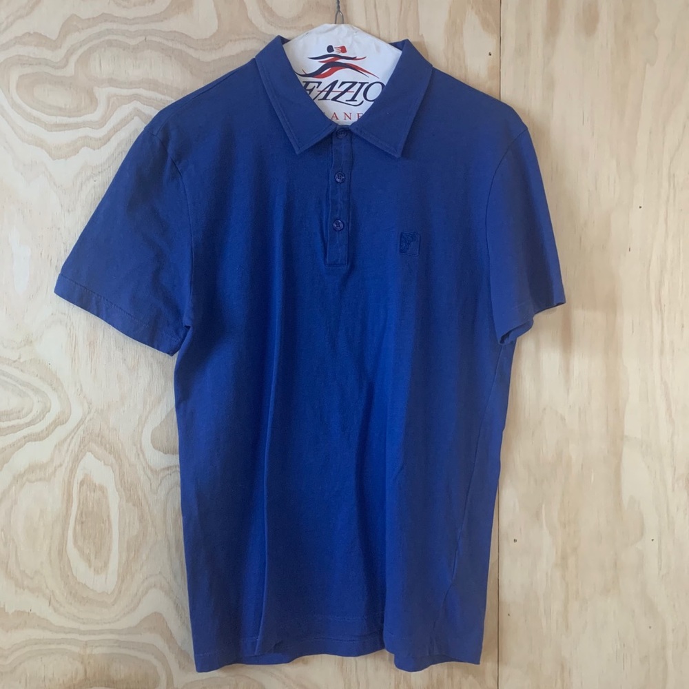 Versace Collection Half Face Medusa Polo Shirt